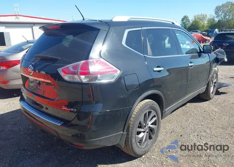 2016 Nissan Rogue Sl из США, поврежденный, VIN 5N1AT2MV3GC809218
